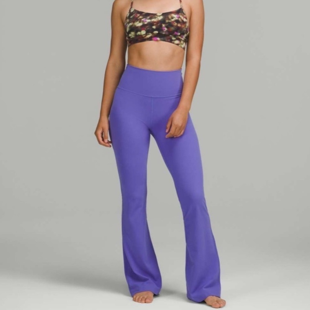 Lululemon Groove Super-High-Rise Flared Nulu Pant - Charged Indigo